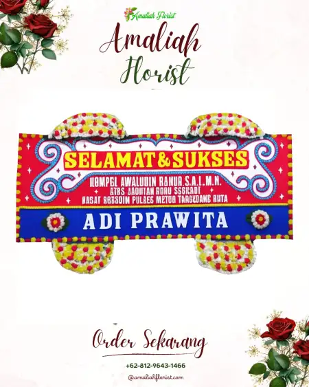 Papan Bunga Ucapan Selamat Gancang